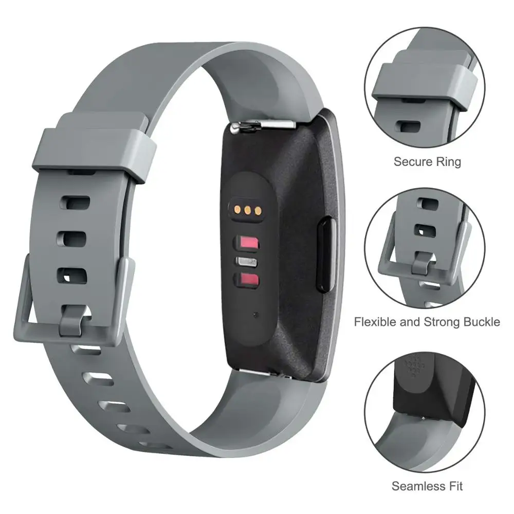 Ремешок для умных часов Fitbit Inspire HR/ACE 2 запасной Цветной Браслет inspire/inspire
