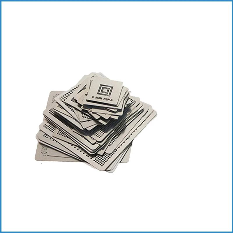 47pcs Game Console Directly Heating Stencils Holder Template Holder PS3/XBOX360/WII BGA Reballing Chips Repair