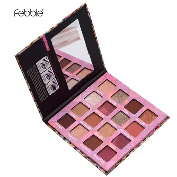 

Febble Brand 16 colors eyeshadow palette Potato mashed wet eye shadow powder matte shimmer pigmentation long-lasting eye makeup