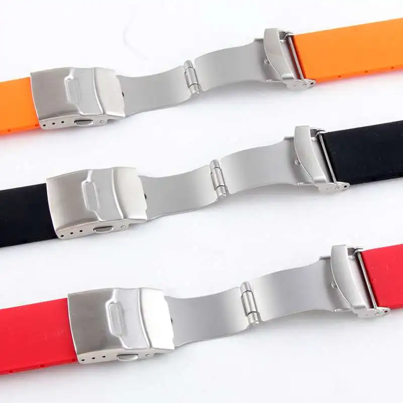 Ремешок спортивный резиновый для Tissot T Race T048 T048.417 водонепроницаемый светло
