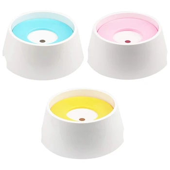 

2 in 1 Innovative Anti-Spill/Anti-Dust/Anti-Choking Dog Water Bowl No Spill Proof Water Bowl Slow Feeder New Personality Fashion
