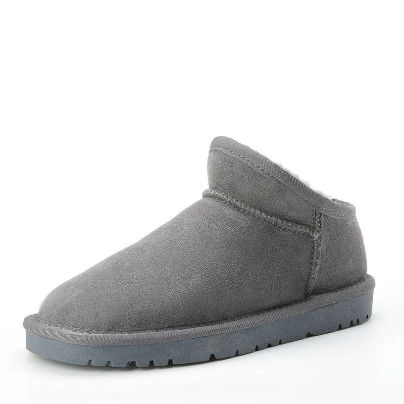 2021 new arrive Nature wool Sheepskin real fur mini ankle winter Casual women snow boots High-qualIty Genuine Leather lady shoes 