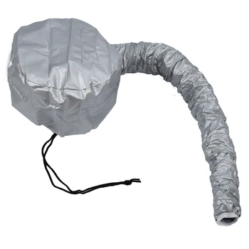 

Silver Salon Barber Soft Hair Dryer Bonnet Hood Attachment