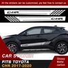 Voiture autocollants pour Toyota Chr 2017 2022 voiture décalcomanies côté carrosserie rayure course Sport graphiques vinyle voiture décoration autocollants ► Photo 2/2