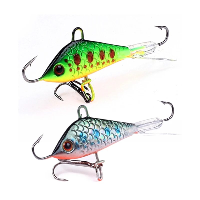 2Pcs Quality Winter Ice 50mm 7.5G Fishing Lure Fake Artificial Bait Leurre Balancer for Carp Walleye Pike Perch Typ | Спорт и