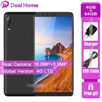 

Original Lenovo K5 Pro Global version 4GB+64GB Smartphone Snapdragon 636 Octa Core Four Cameras 5.99 inch 4G LTE Cell phone