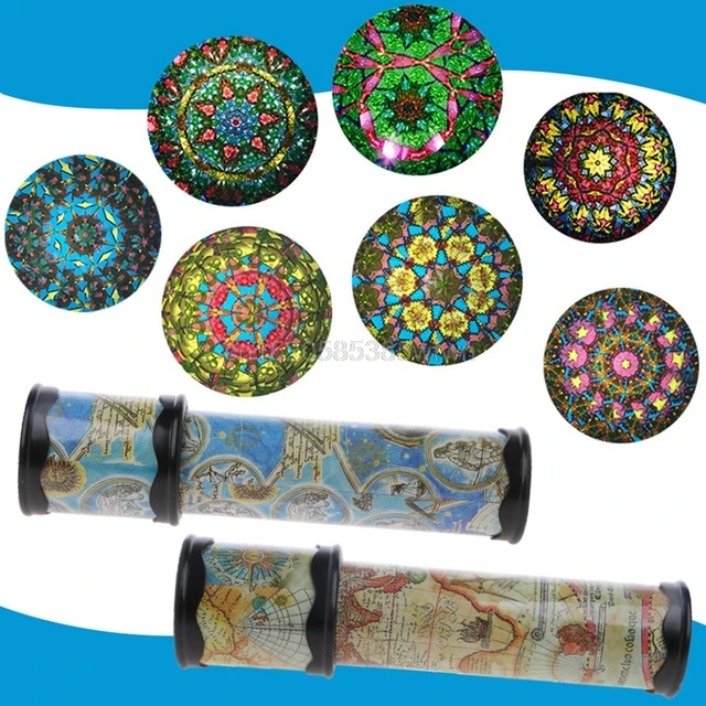 21cm Rotation Cute Classic Colorful Kaleidoscope Kids Fancy early Childhood Toys For Baby Children Gift 3