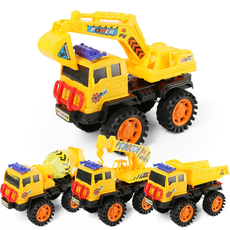 

Kids Toy Car 1:36 Scale Simulation Excavator Model Engineering Vehicles Crane Mixers Truck Birthday Gift for Children Boy F2033