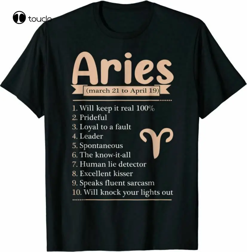 Aries Zodiac Sign Astrology T Shirt March April Birthday T Shirt Hot New Girls T Shirts T Shirts Aliexpress