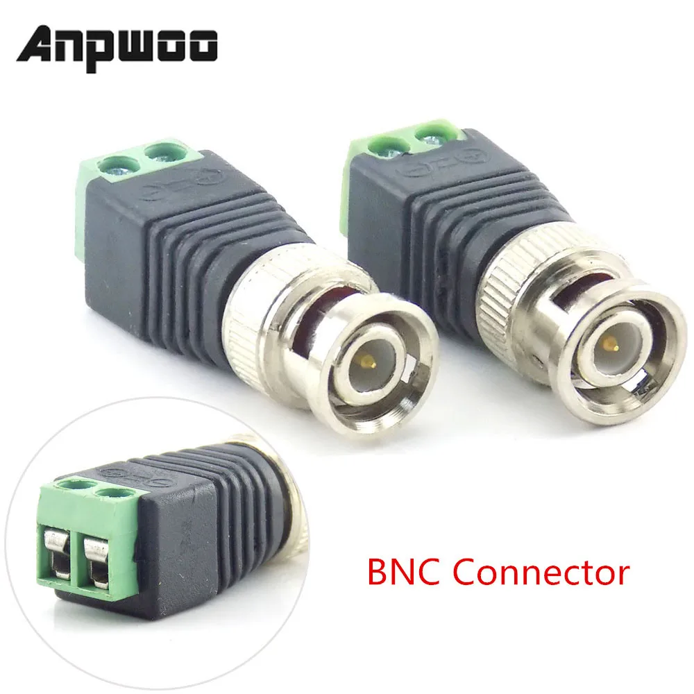 

1/2/10pcs 12V DC Male DC Female Plug BNC Connector Plug CCTV DC Power Cable 2.1 x 5.5mm Male BNC Adapter for Led Strip Light