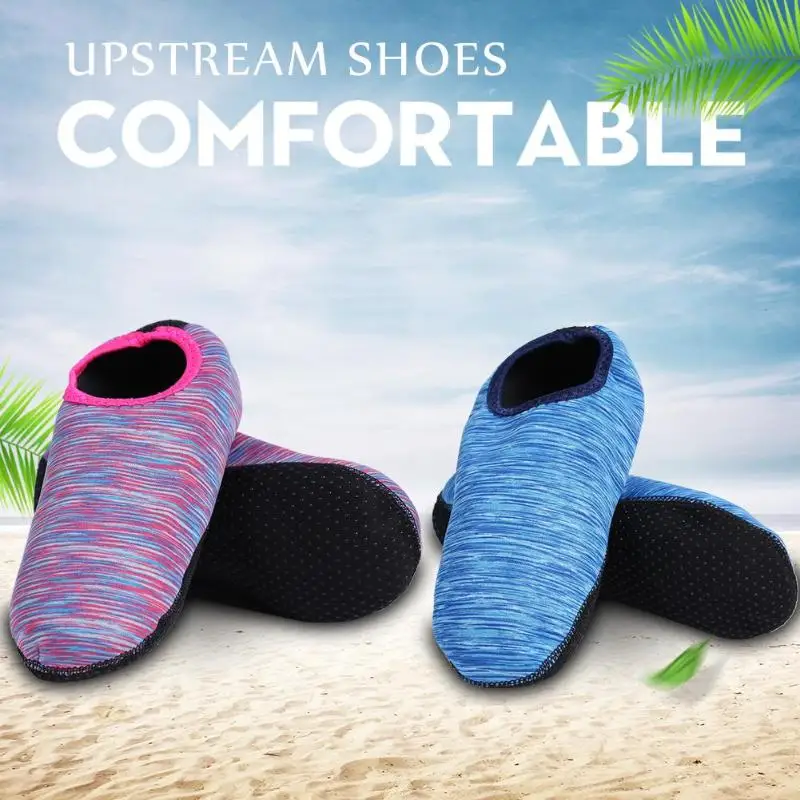 

Beach Shoes Outdoor Beach Anti-skid Print Water Shoes Breathable Fast Dry Diving Socks zapatos hombre Beach Surfing Socks