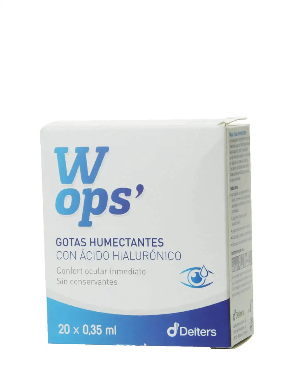 Wops gotas humectantes 20 monodosis - Con ácido hialurónico. confort ocular  inmediato. - AliExpress