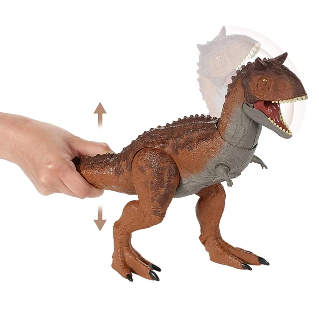 Jurassic Carnotaurus Child Toy Dinosaur Control Conquer World Movie Authentic Detail Primal Attack Sounds Movable Joints 4