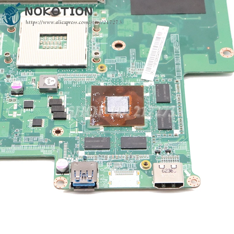 NOKOTION для lenovo IdeaCentre A720 материнская плата для ноутбука DA0QU7MB8E0 31QU7MB00V0 основная плата GT630M 1 ГБ DDR3
