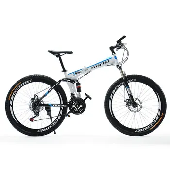 

Bicycle Mountain Bike Spokes Shift Folding Double Shock Absorption Off Road Adult Men and Women Bicycle