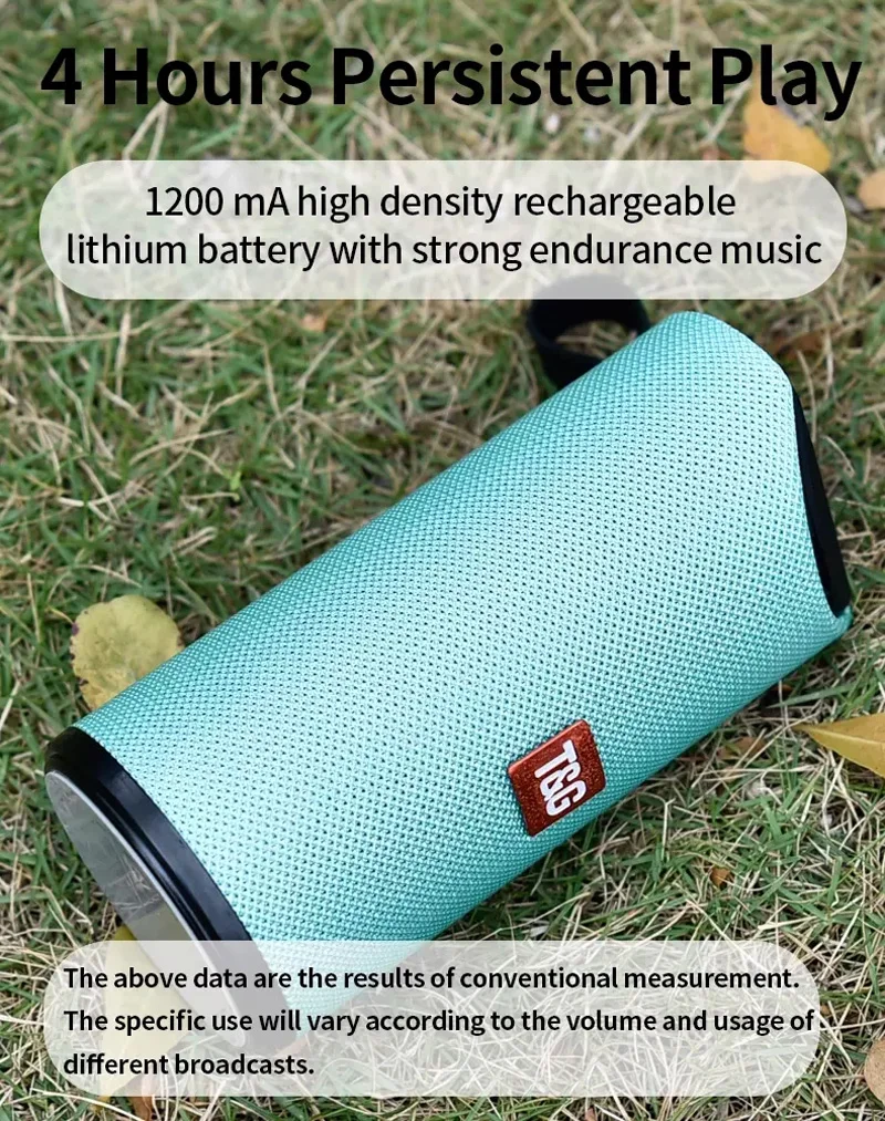 TG113 Bluetooth динамик портативный Открытый громкий динамик беспроводной мини 10 Вт стерео музыка водонепроницаемый сабвуфер AUX TF USB Встроенный микрофон