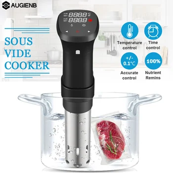 

1800W Sous Vide Cooker Thermal Immersion Circulator Machine with Large Digital LCD Display Time and Temperature Control