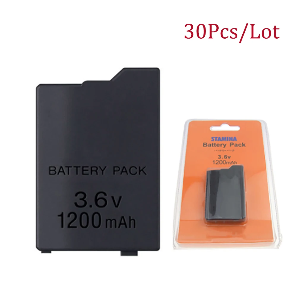

30Pcs Battery Pack for Sony PSP 2000 PSP 3000 PSP2000 PSP3000 PlayStation Gamepad Portable Rechargeable Batteries Wholesale