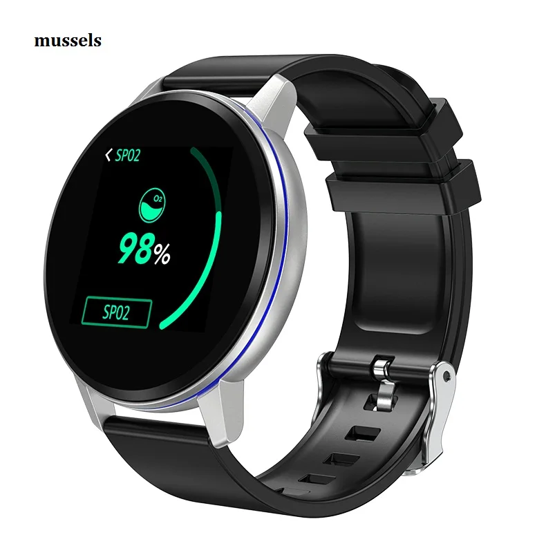 silver S01 Bluetooth Смарт-браслет Модный кровяное давление водонепроницаемый спортивный трекер сердечного ритма Facebook WhatsApp для Android IOS - Цвет: silver
