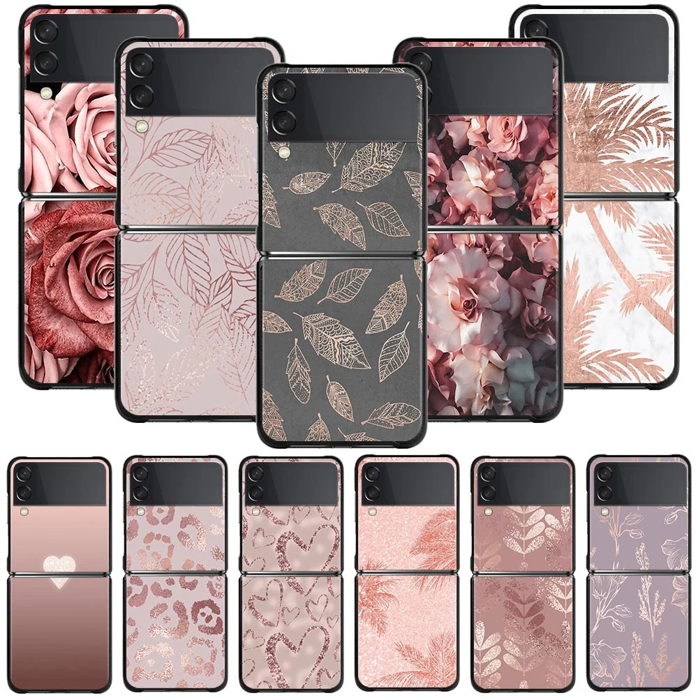 samsung galaxy z flip3 phone case For Samsung Galaxy Z Flip3 5G Case For Samsung Galaxy Z Flip 3 Zflip 5G  Black Hard PC Cases Pink Rose Bling PictureFor Samsung Galaxy Z Flip3 5G Case For Samsung Galaxy Z Flip 3 Zflip 5G Phone Black Coque Hard Cover PC Cases galaxy z flip3 5g case