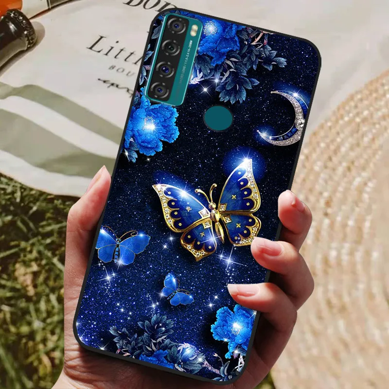 For TCL 20 SE Case Soft Silicone Phone Back Cover For TCL 20 SE TCL20SE TCL20 20SE Cases Coque for TCL 20SE  Fundas bumper Shell designer phone pouch Cases & Covers