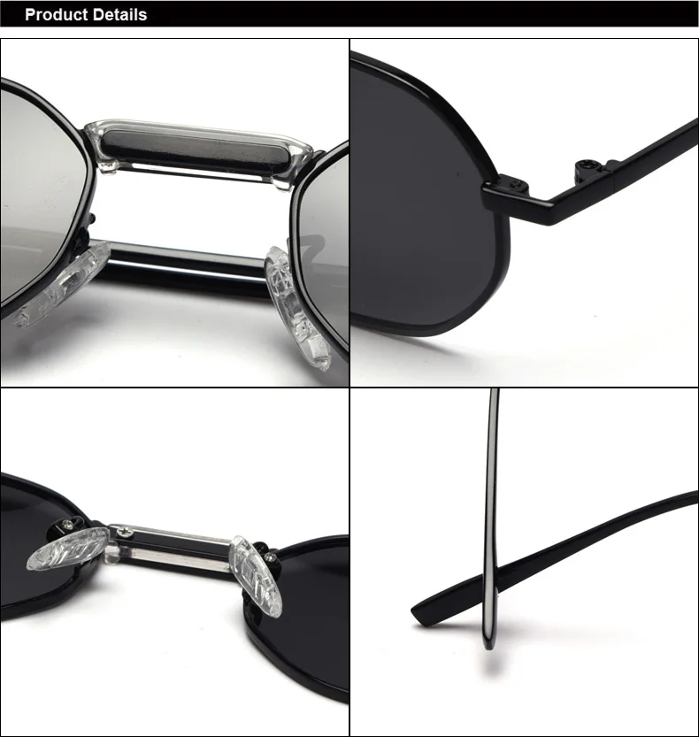 BANSTONE винтажные поляризационные солнцезащитные очки Брендовые дизайнерские крошечные металлические оправа с плоскими линзами овальные очки мужские оттенки классные