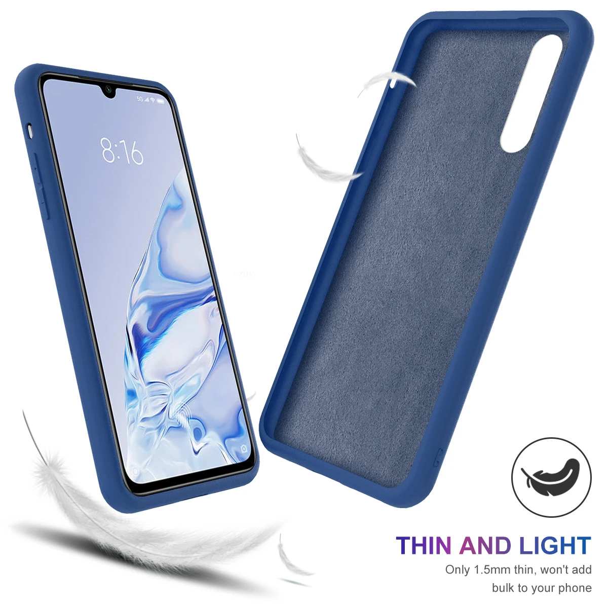 Для Xiaomi Mi 9 Pro 5G чехол тонкий мягкий ТПУ чехол для телефона Встроенный бархатный материал против царапин защитный чехол драгоценный камень