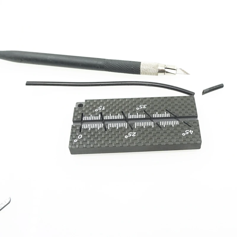 self made tamiya mini 4WD tool for cutting the rubber tube and sponge brake with angle carbon tool for mini 4wd racing car 4