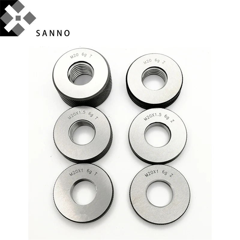 Thread ring gauge M14  M16  M20  M24 x2, x1.5, x1 high precision screw thread metric go & no go gauges (1)