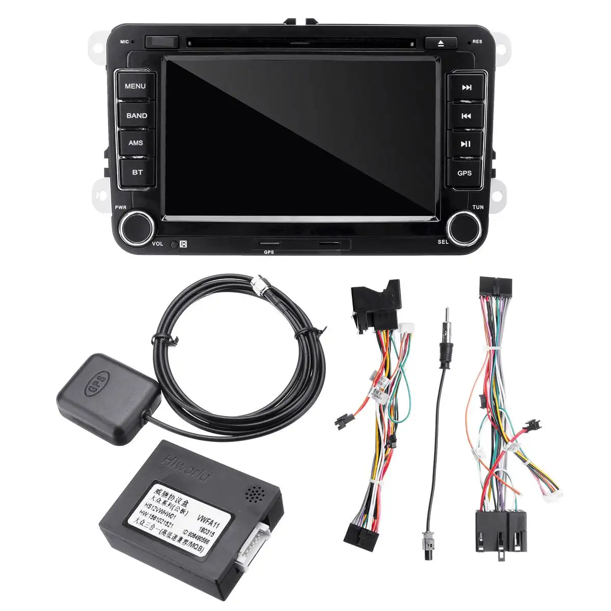 " Android 8,0 автомобильный стерео gps Радио Sat Nav OBD WiFi для VW Golf MK5 MK6 для Skoda