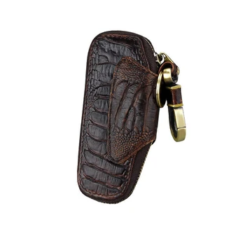 

2020 New Men Fashion Portable Leather Key Case Bag Car Key Wallets Fashion Women Housekeeper High Class Motor Key Case