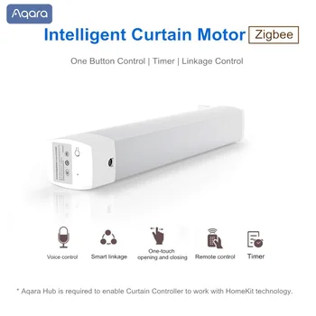 

Original Aqara Wireless Timing switch Curtain motor Curtain Controler Zigbee wifi work For smart home Mi home APP