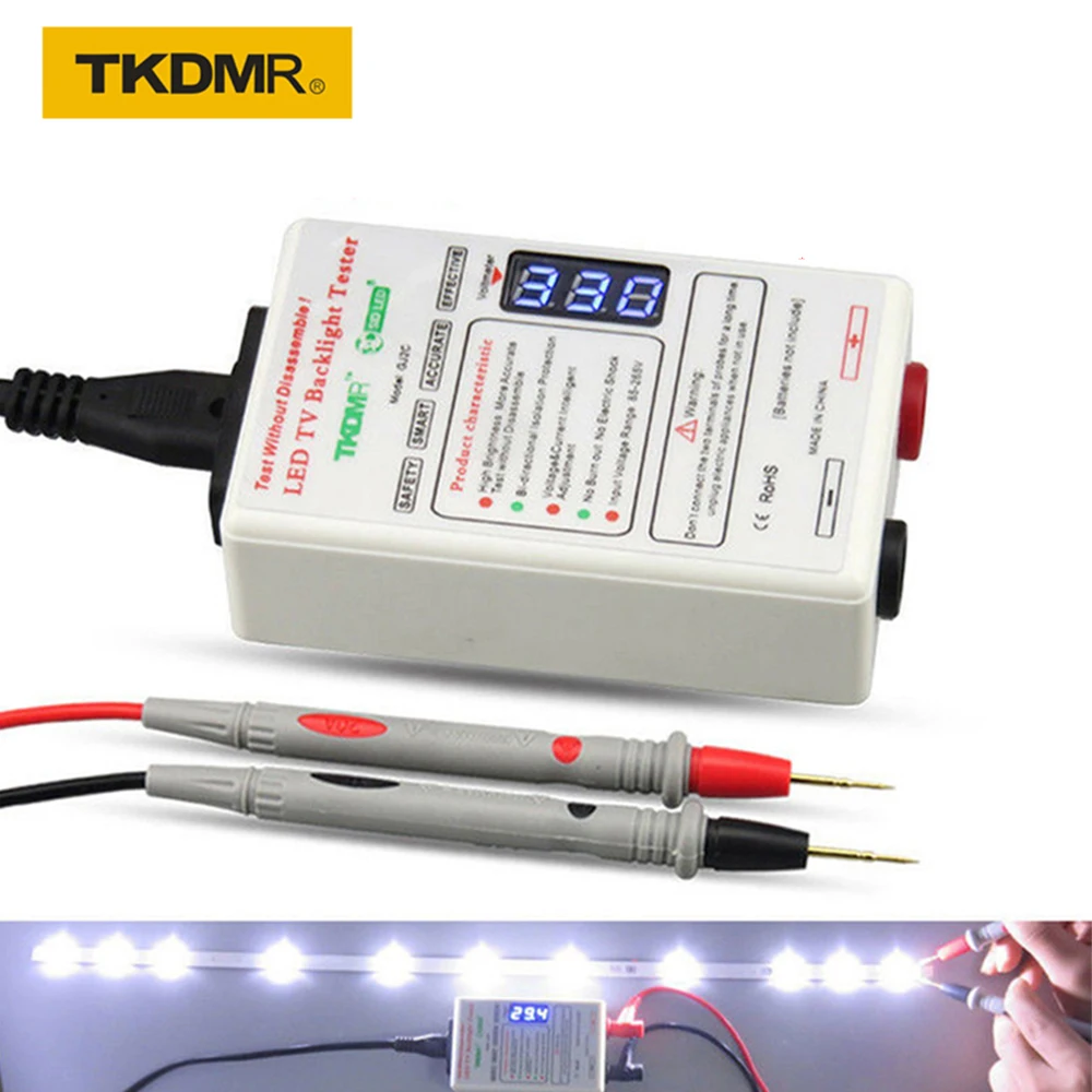 TKDMR GJ2C выход 0 330 в светодиодный индикатор шариков подсветки тестер инструмент Smart