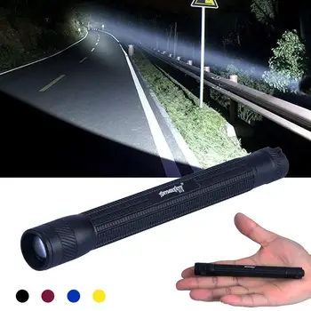 

2xaaa SkyWolfEye Zoomble Strobe 3Modes focusable flashlight Hand torch light