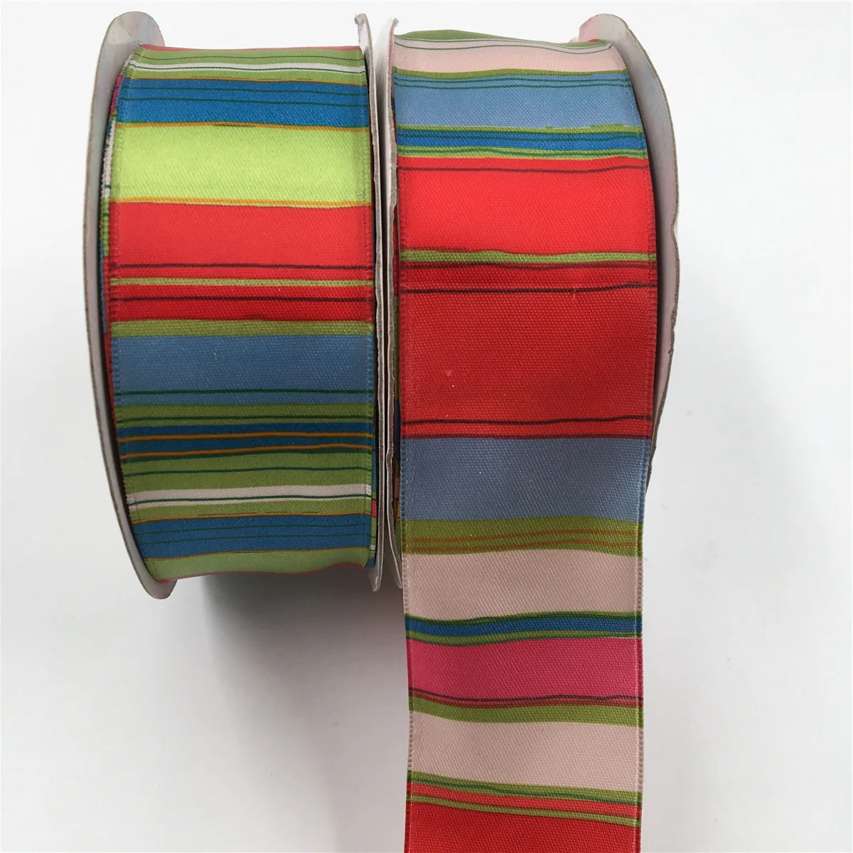 

38mm 25Yard Heat Transfer Printing Colorful Ribbon Wired Edge for Birthday Christmas Gift Box Wrapping Decoration DIY1-1/2"N1042