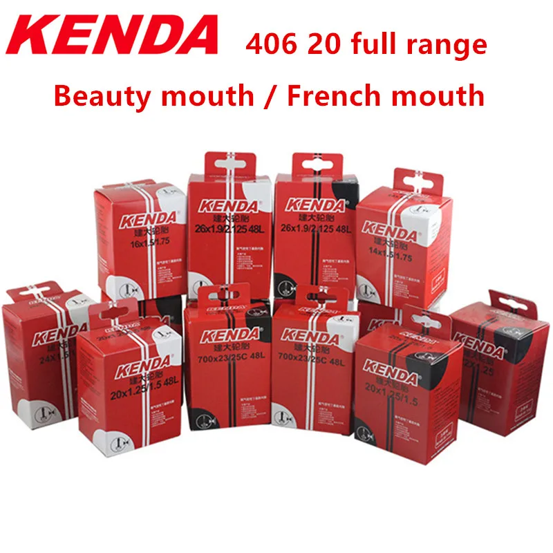 KENDA внутренняя трубка 20/24/26/27 5/29 дюймов 700C beauty mouth / French 48L 60L /80L велосипедная