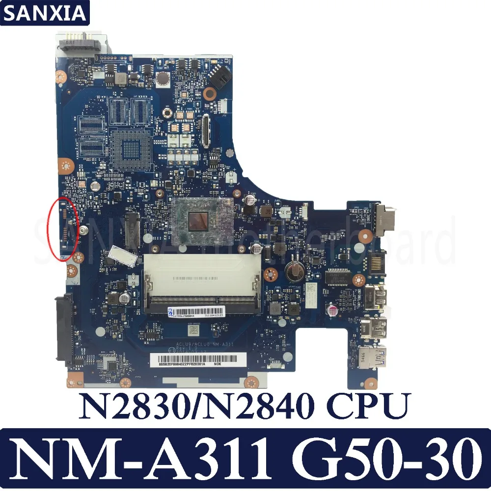 KEFU NM-A311 материнская плата для ноутбука Lenovo G50-30 оригинальная N2830/N2840 | Компьютеры и