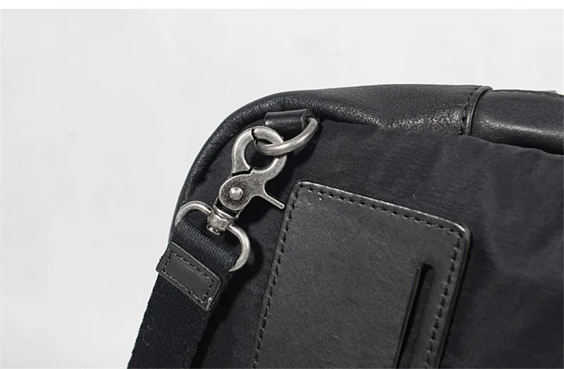 PNDME Простые повседневные Натуральная кожа Мужская нагрудная сумка для активного отдыха на каждый день из мягкой телячьей кожи трендовые Роскошные планшеты черные спортивные сумки через плечо