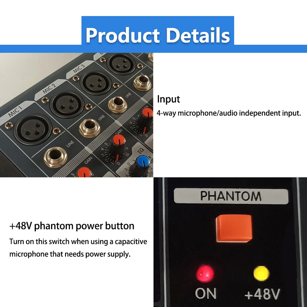 dj party stage ktv mixing console
