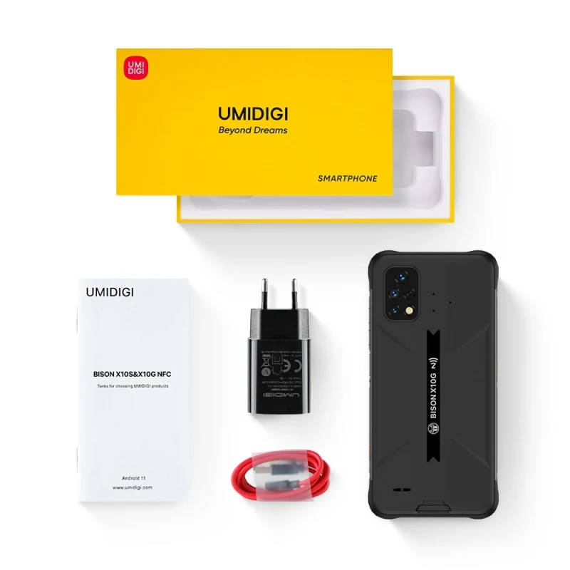 ほぼ新品 UMIDIGI BISON X10G NFC タフネススマホ