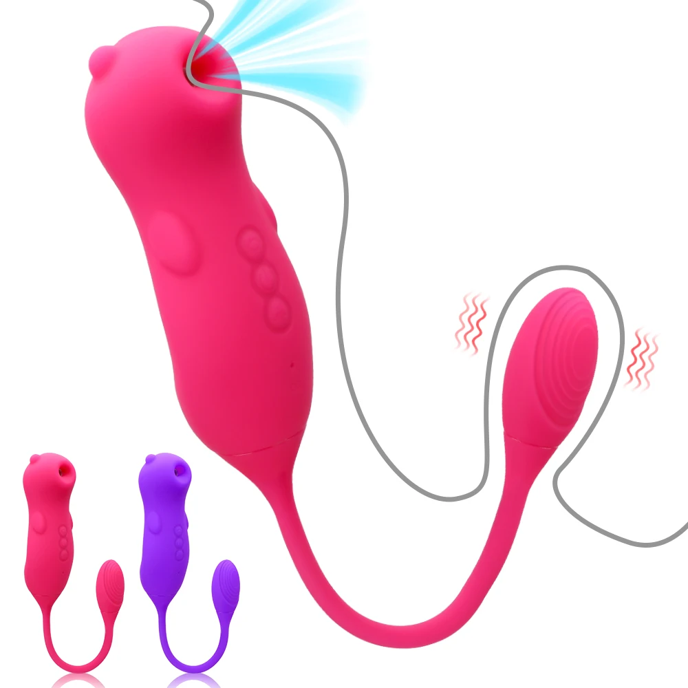 

Clit Nipple Sucker Sucking Vibator Female Masturbator 2 In 1 G Spot Clitoris Stimulator Sex Toys For Women Vibrating Egg