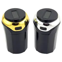 

Car Auto Travel Solar Power LED Light Smoking Ash Holder Cup Ashtray