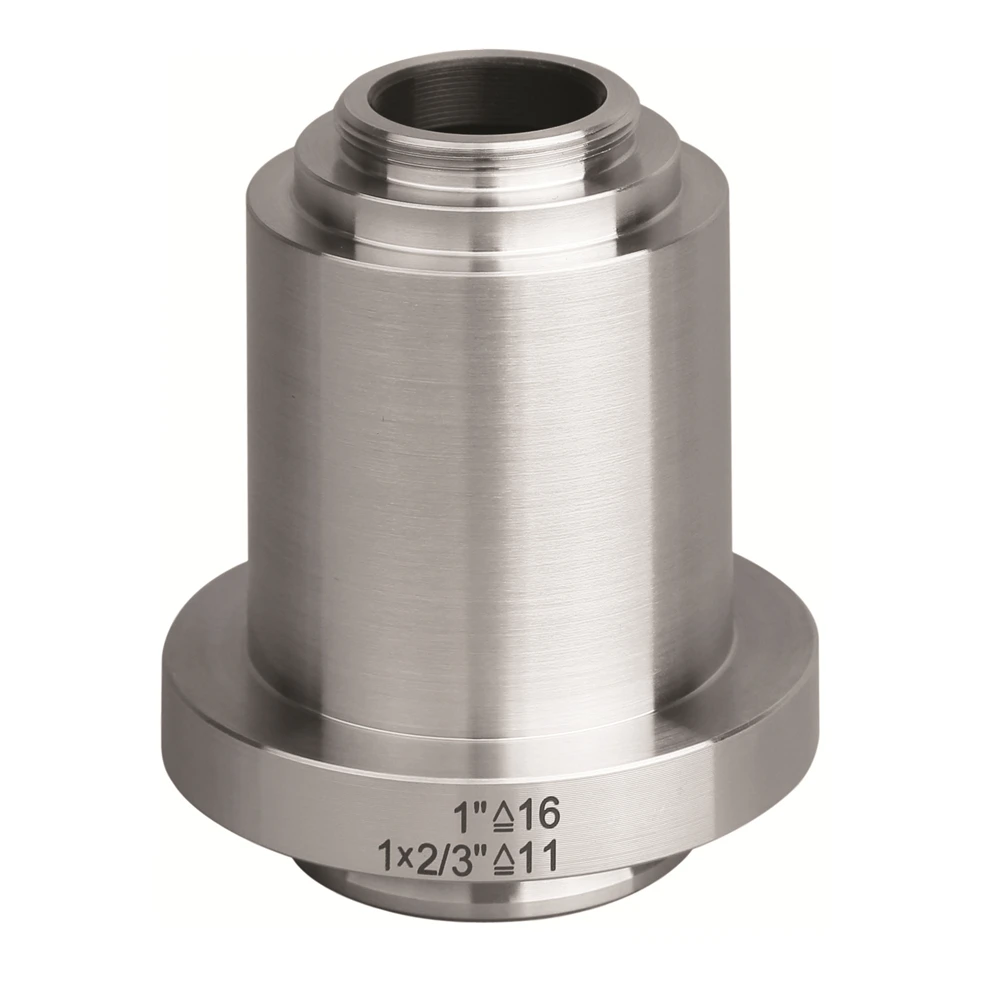1X Microscope Camera C mount Adapter Compatible for Leica Microscopes