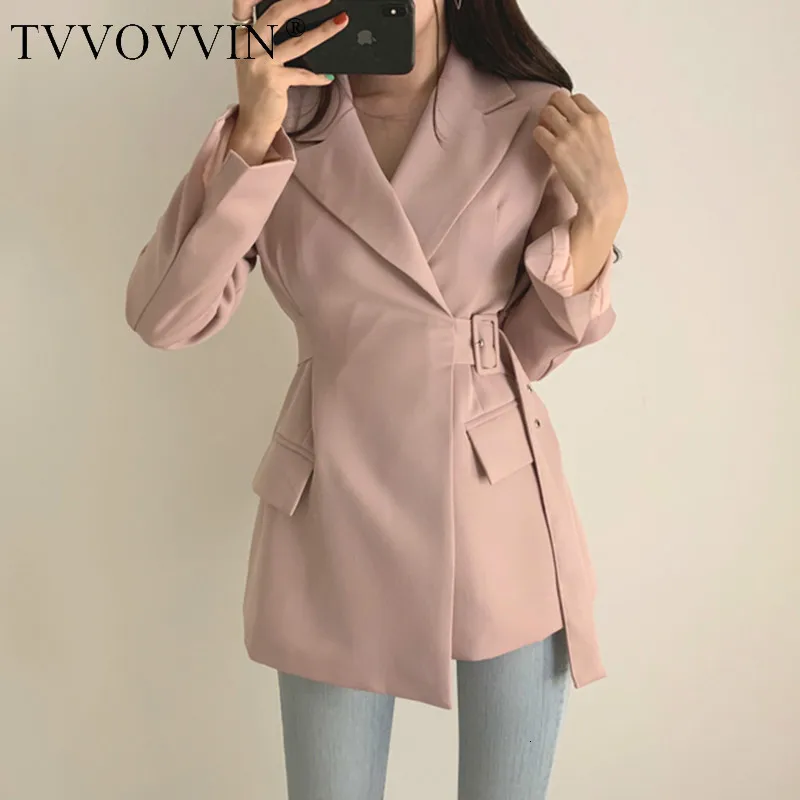 Tvvovvinin/Новинка года; сезон лето-весна; Винтажный стиль; женский длинный рукав-клеш; воротник; поясная сумка; тонкая куртка; C983