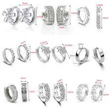 2 шт./упак. тонкой обруч серьги, нержавеющая сталь, Для женщин с изображением сердца розы цвета: золотистый, серебристый CZ Кристалл Тон спиральный для хряща козелка Rook мягкое ухо пирсинг ювелирные изделия