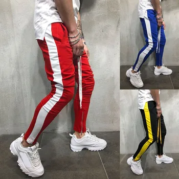 

Are you sure not to click in and see Men Sweatpants Casual Elastic Joggings Sport Striped Baggy Pockets Trousers fashion