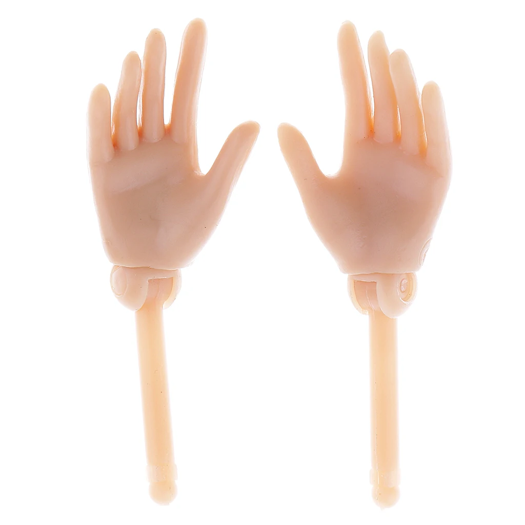 New 1:6 Scale Plastic Female Movable Hands Set for 12