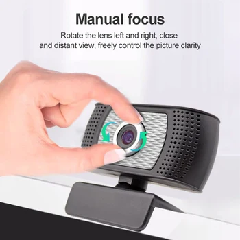 

High-definition 1080P Automatic Noise Camera USB Drive-free Computer Camera Online Class Live Video Internal Microphone Camera