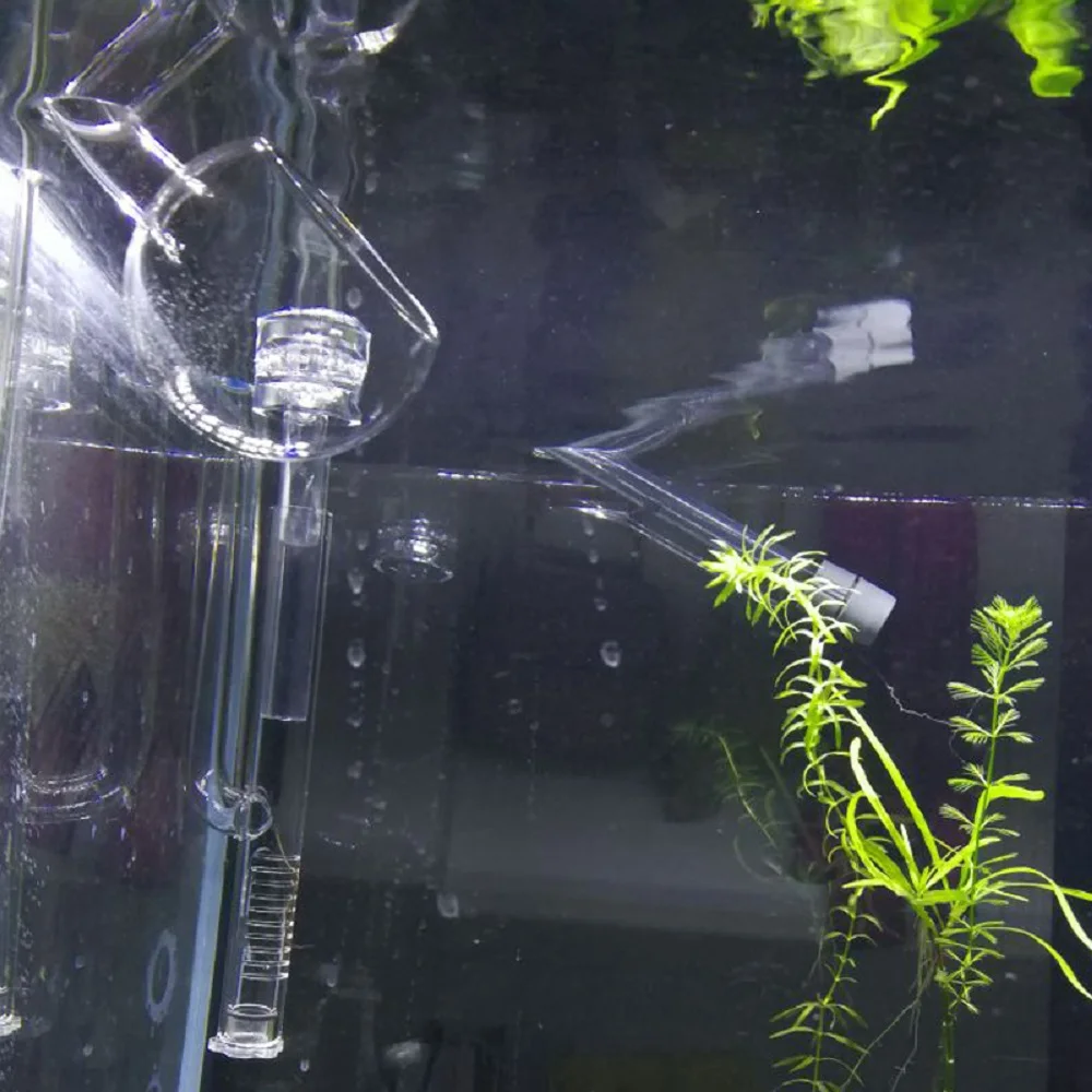 Фильтр для аквариума Popy Lily Pipe Outflow Tank канистра для аквариумных растений стеклянная труба с 2 шт. присосками акриловый зажим 13 17 мм Труба