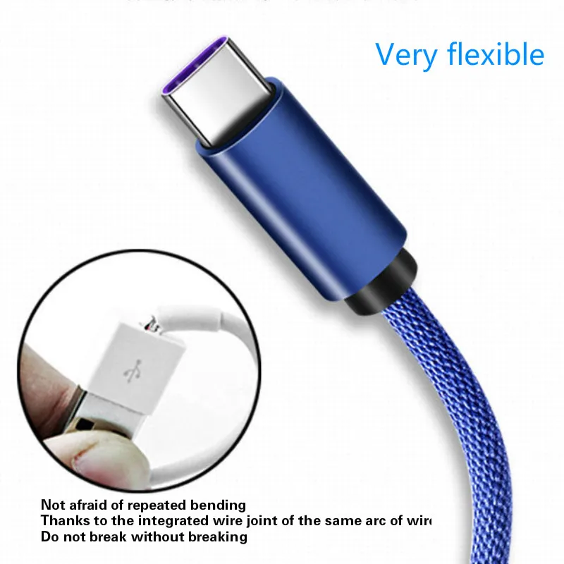 Кабель 5A type C USB C для samsung s8 s9 huawei mate 20 P20 Pro Honor 10 супер быстрое зарядное устройство USB 5A type C USB C Быстрая зарядка